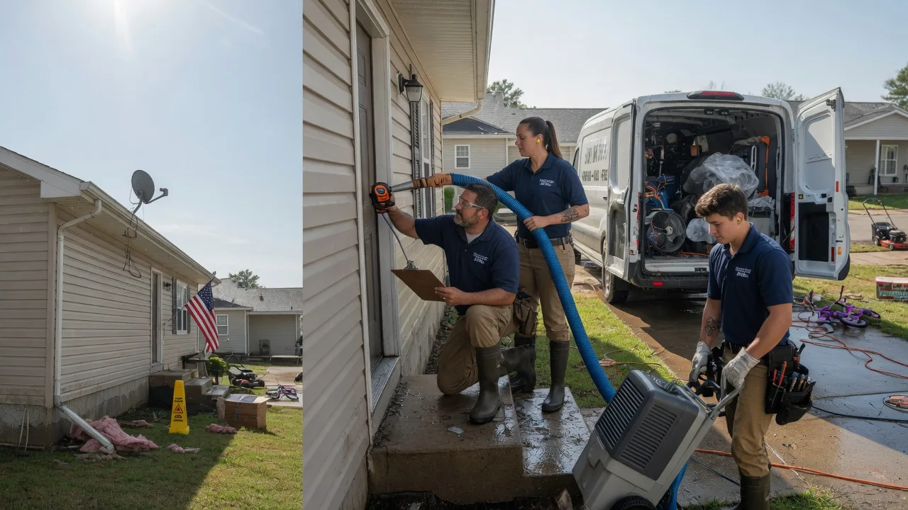 Ceiling Water Damage Restoration in Collierville, TN near me